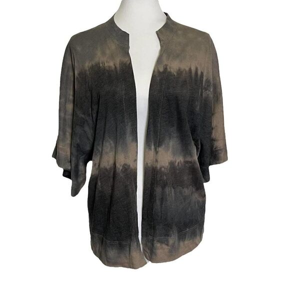 Raquel Allegra Sweaters - Raquel Allegra Open Front Cardigan Top Gray Taupe Size 1/Small